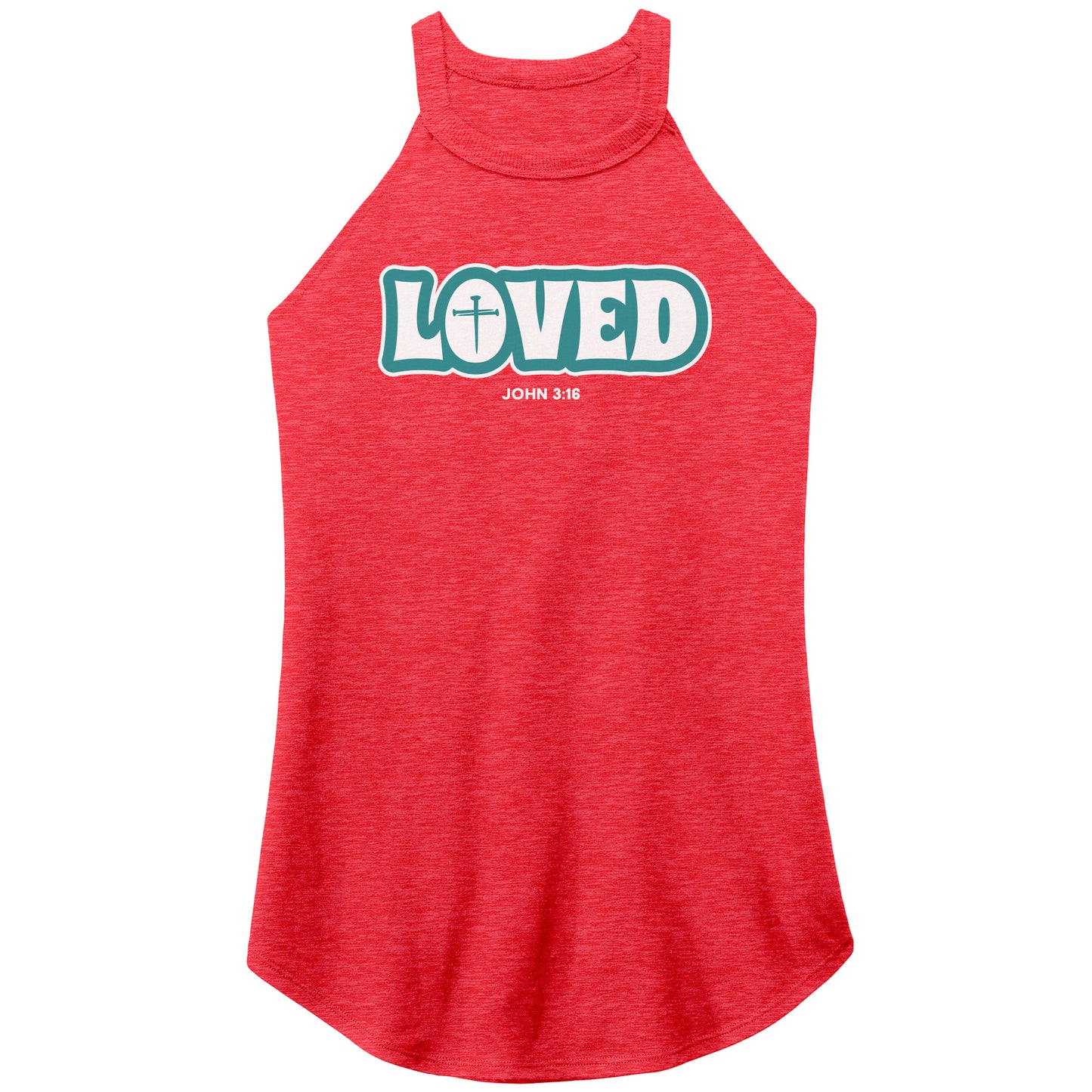 Loved (John 3:16) Women's Rocker Tank
