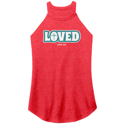 Loved (John 3:16) Women's Rocker Tank