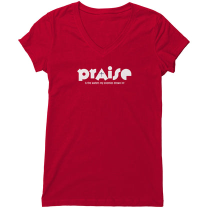 Praise Women's V-Neck Tee