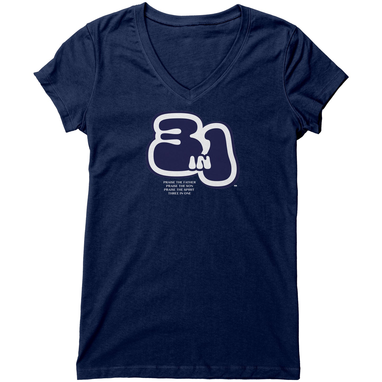 Three in One Women's V-Neck Tee