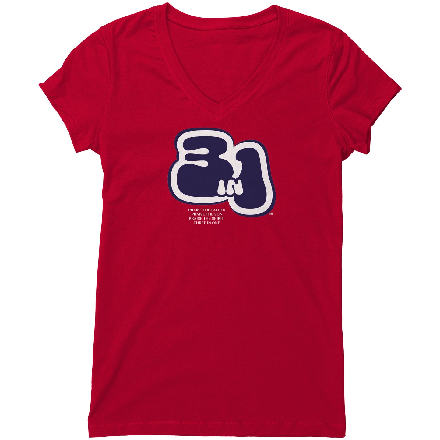 Three in One Women's V-Neck Tee