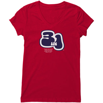 Three in One Women's V-Neck Tee