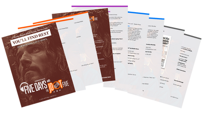 YOU'LL FIND REST — FIVE DAYS Essentials: Music-Based Small Group Curriculum