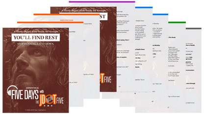 YOU'LL FIND REST — FIVE DAYS Essentials: Music-Based Small Group Curriculum