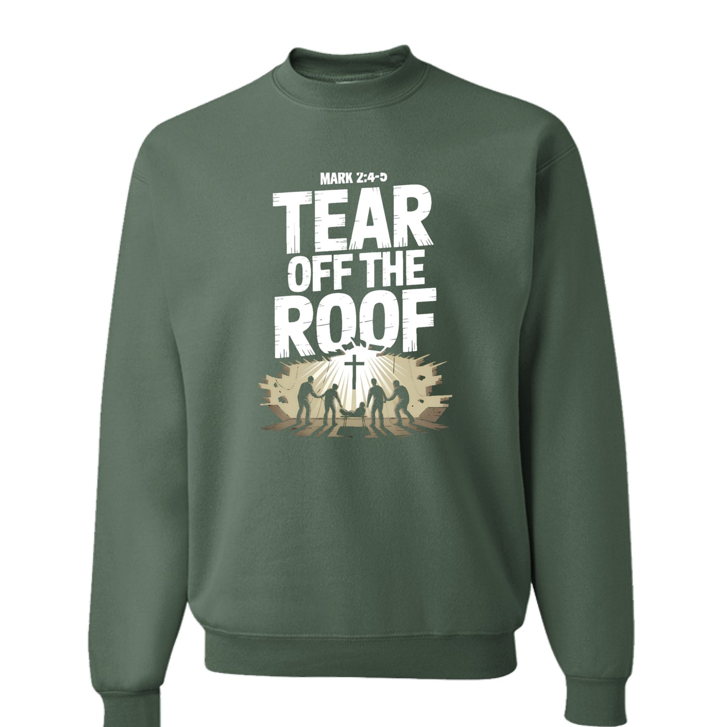 Military Green Heather - FRONT