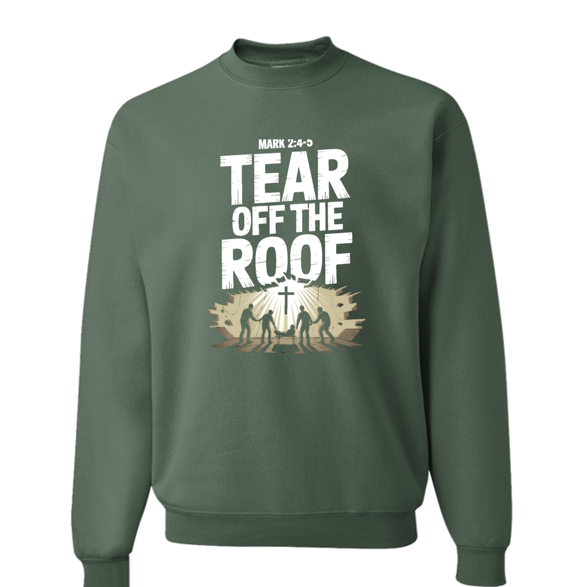 Military Green Heather - FRONT