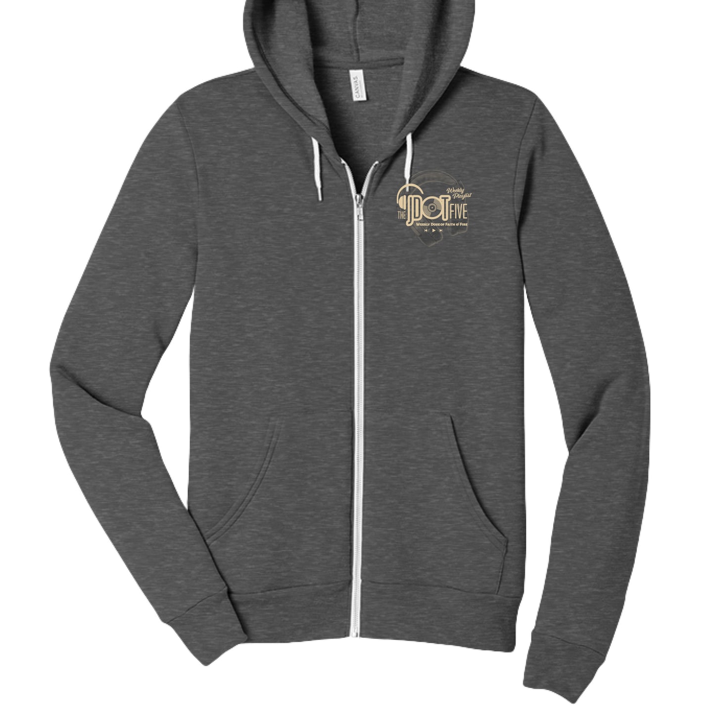 DK GREY HEATHER - FRONT