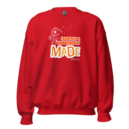Fearfully & Wonderfully Made Unisex Sweatshirt