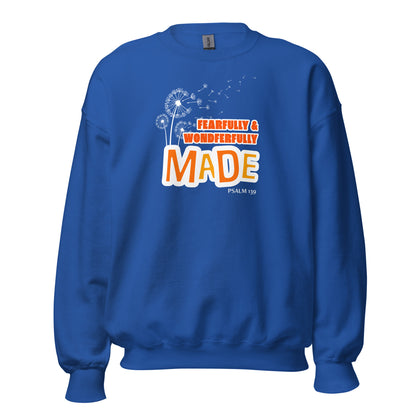 Fearfully & Wonderfully Made Unisex Sweatshirt