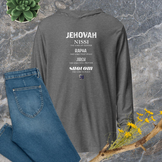 The Names of God Hooded Long-Sleeve Tee