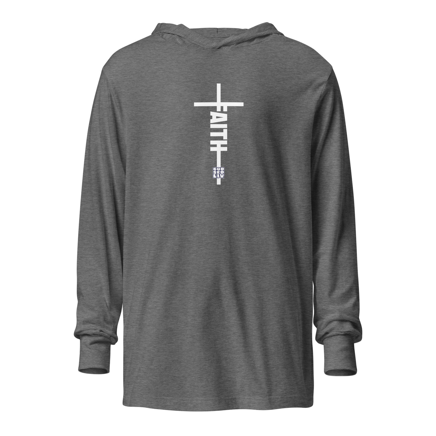 Faith Hooded Long-Sleeve Tee