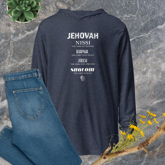 The Names of God Hooded Long-Sleeve Tee