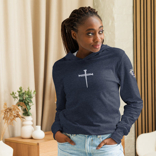 Nailed to the Cross Hooded Long-Sleeve Tee