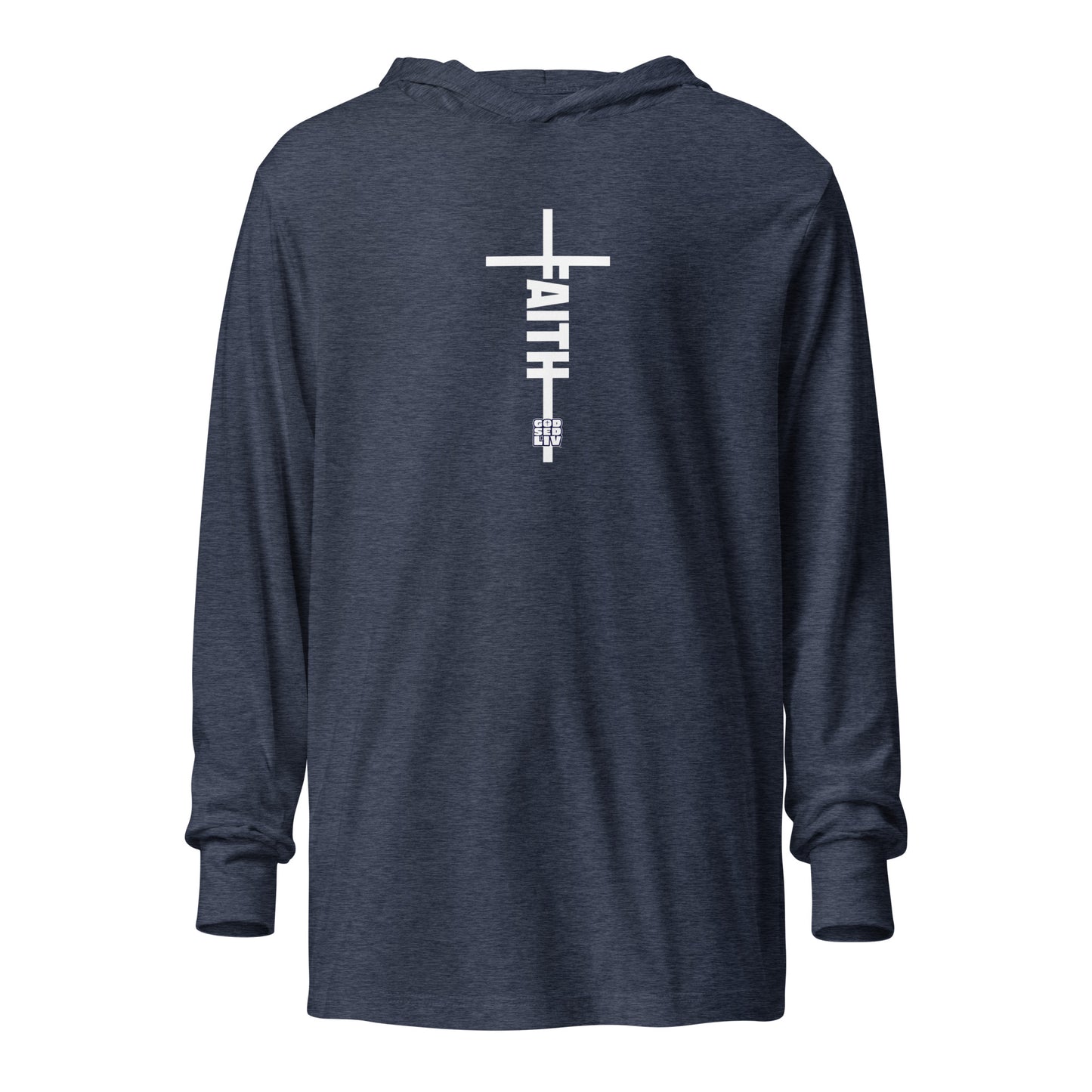 Faith Hooded Long-Sleeve Tee