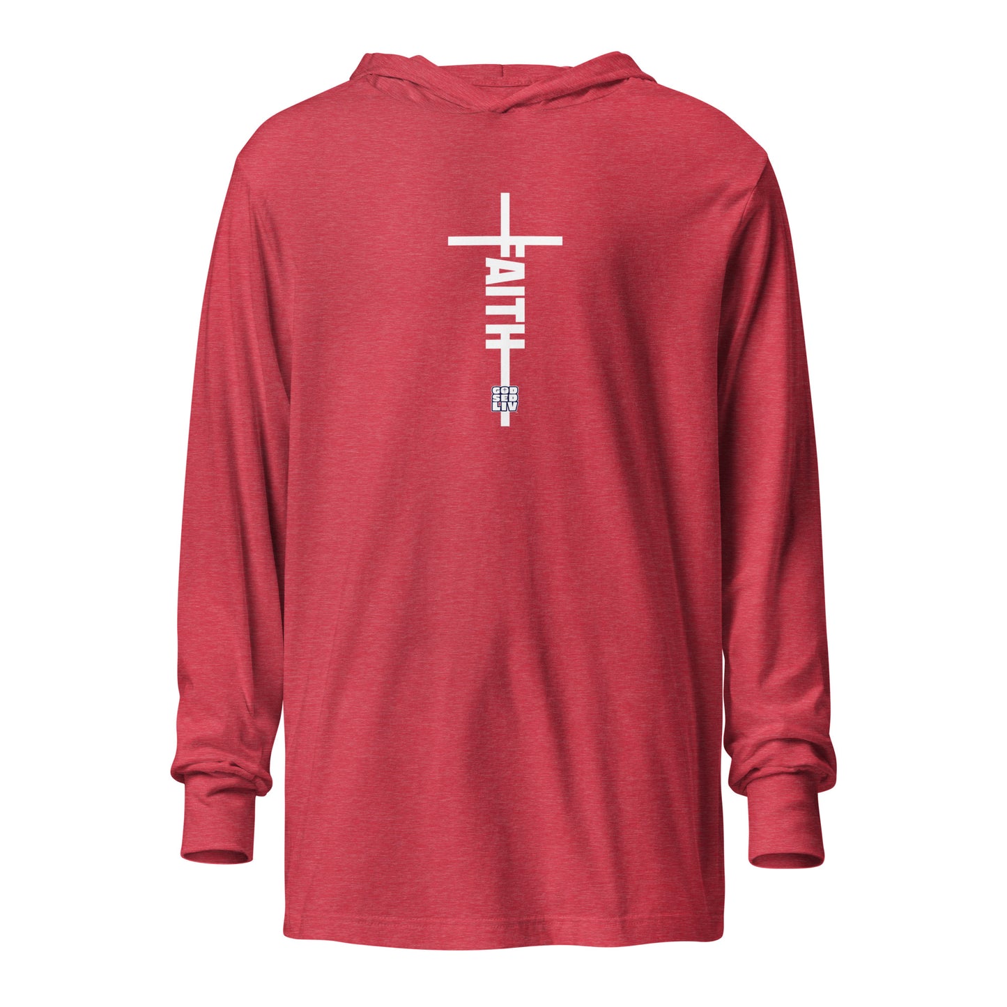 Faith Hooded Long-Sleeve Tee