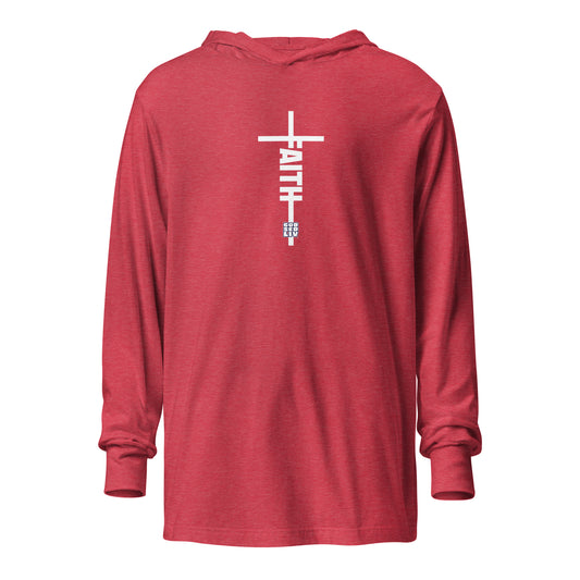 Faith Hooded Long-Sleeve Tee