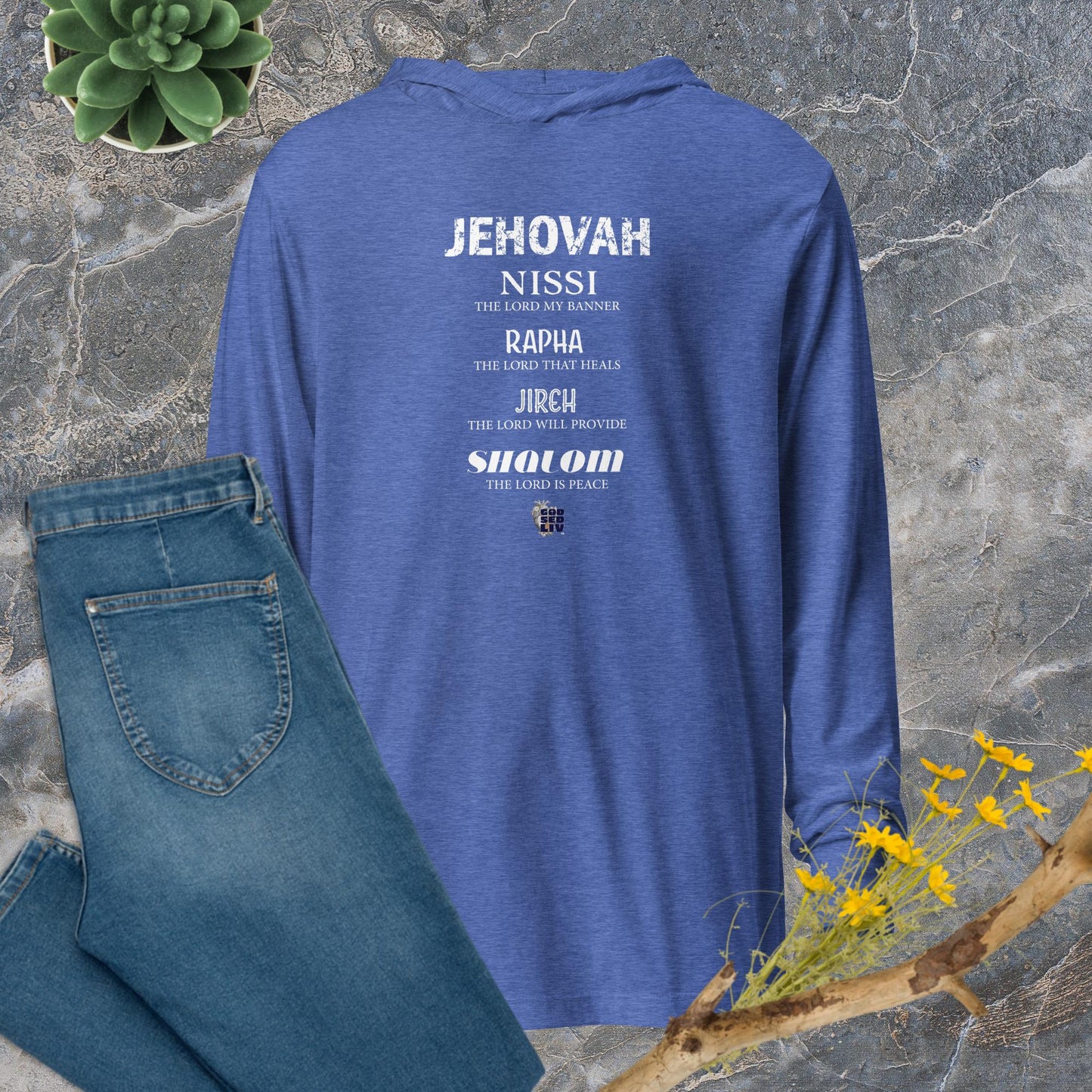 The Names of God Hooded Long-Sleeve Tee