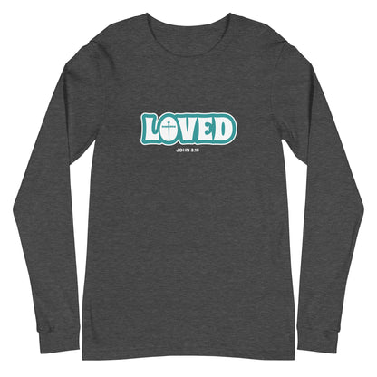 Loved (John 3:16) Unisex Long-Sleeve Tee