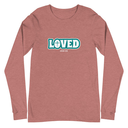Loved (John 3:16) Unisex Long-Sleeve Tee