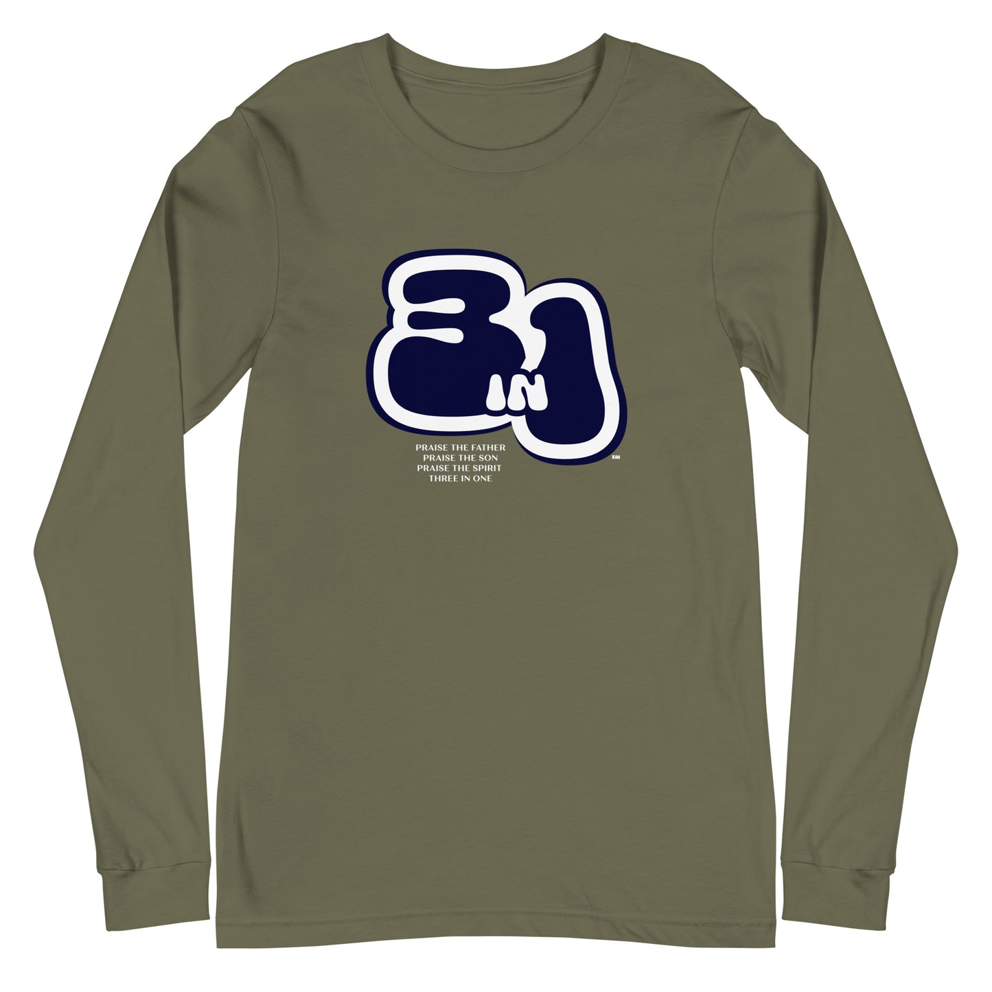 Three in One Unisex Long-Sleeve Tee
