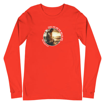 Matthew 14:33 Unisex Long-Sleeve Tee