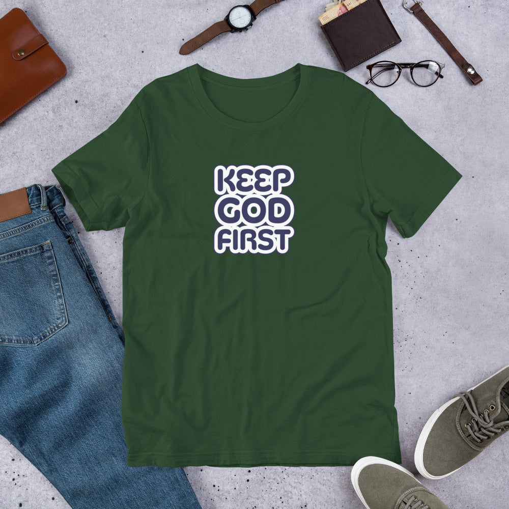 Keep God First Unisex t-shirt
