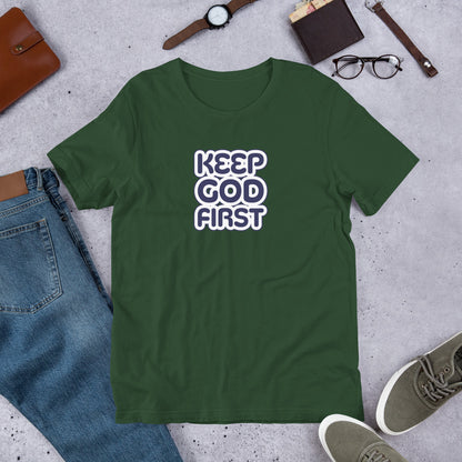 Keep God First Unisex t-shirt
