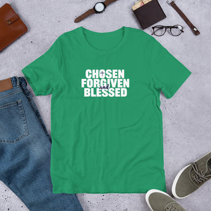 Choose, Forgiven & Blessed Unisex t-shirt