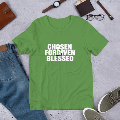 Chosen, Forgiven, Blessed Unisex Tee