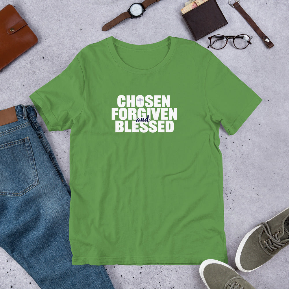 Choose, Forgiven & Blessed Unisex t-shirt