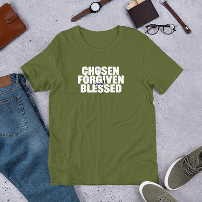 Choose, Forgiven & Blessed Unisex t-shirt