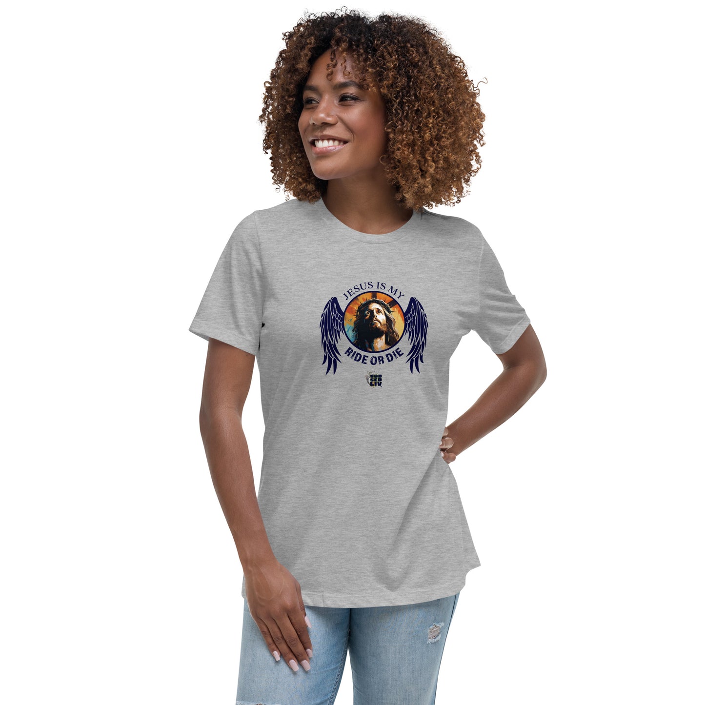 Jesus Is My Ride or Die Women's Relaxed Tee