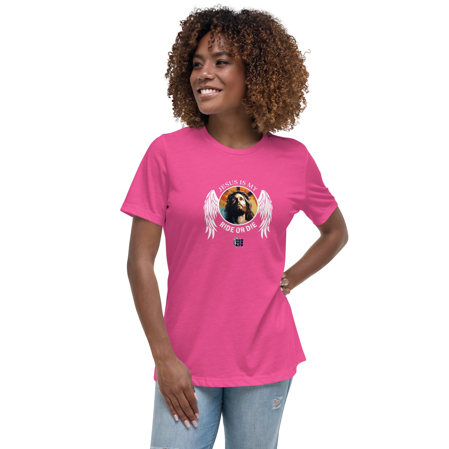 Jesus Is My Ride or Die Women's Relaxed Tee