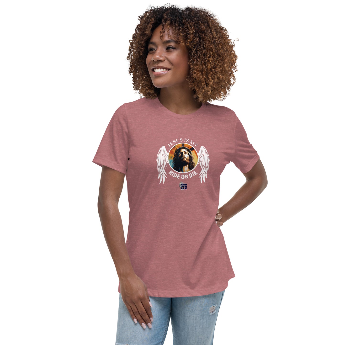 Jesus Is My Ride or Die Women's Relaxed Tee