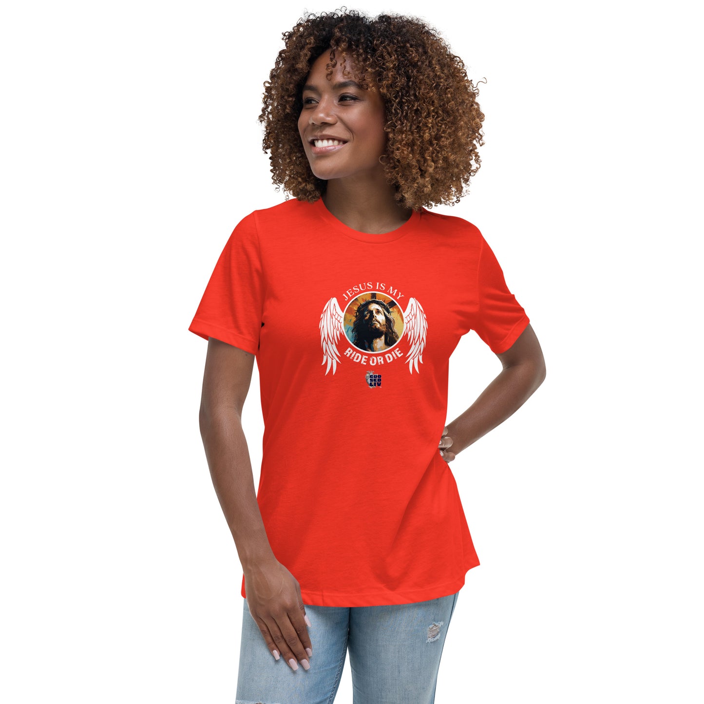 Jesus Is My Ride or Die Women's Relaxed Tee