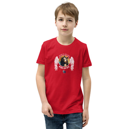 Jesus Is My Ride or Die Youth Short Sleeve Tee